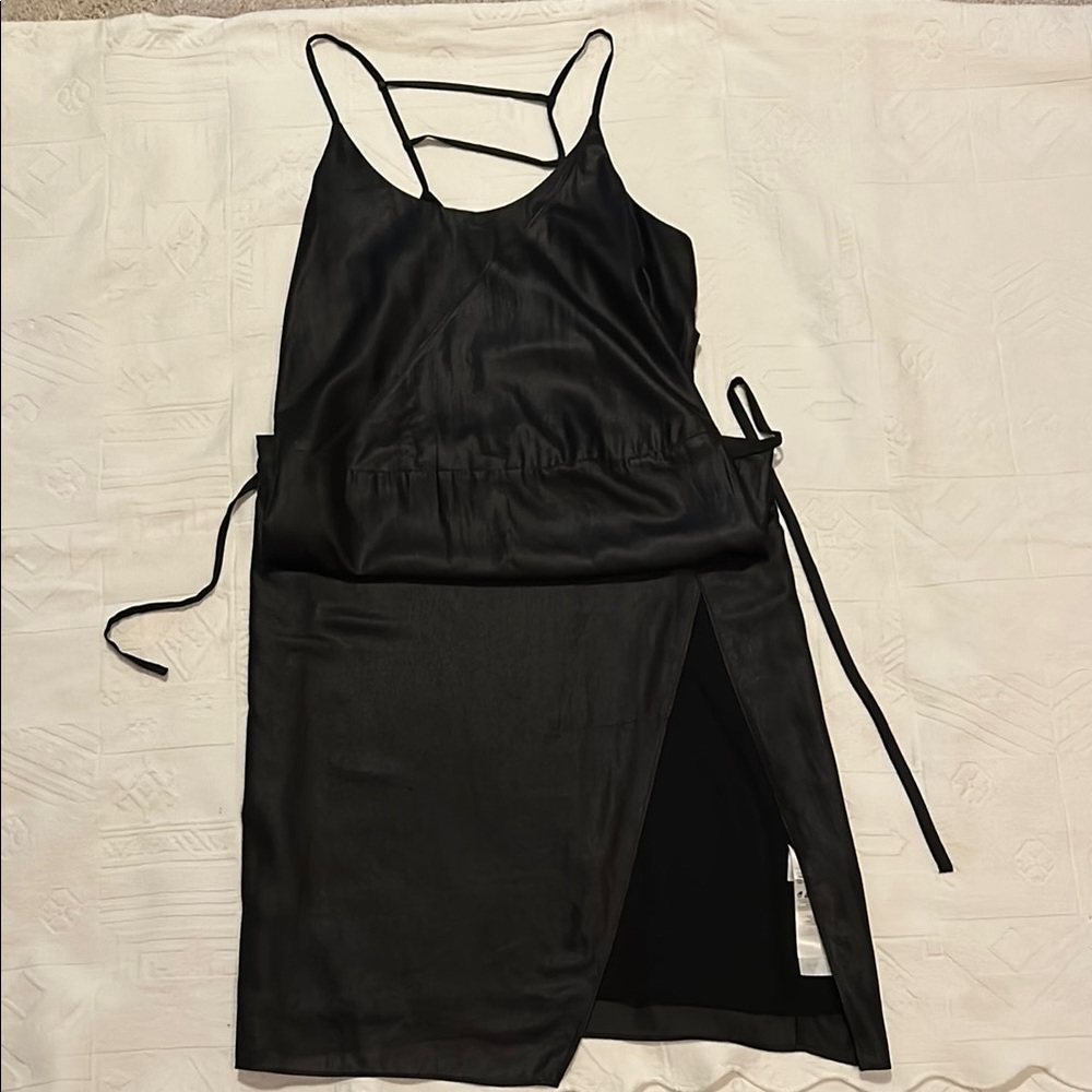 Armani Exchange Black Midi Dress